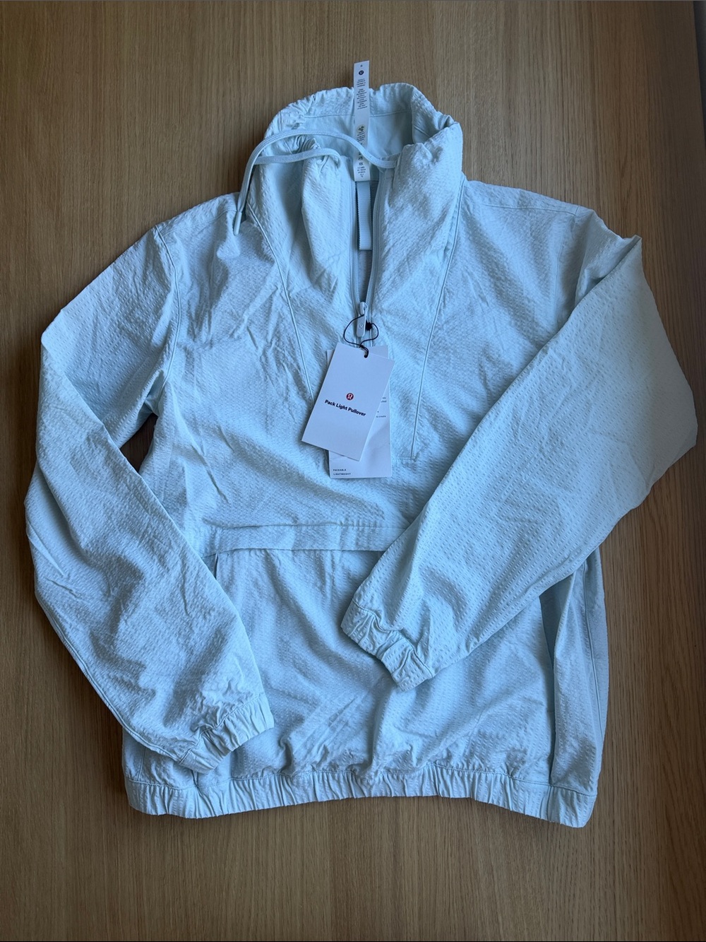 Lululemon Pack Light Pullover Size 6 Light Blue - Picture 2 of 5